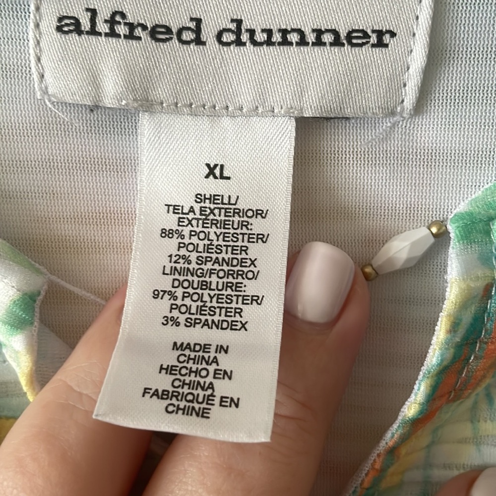 EUC Alfred Dunner Textured Top - Picture 4 of 5